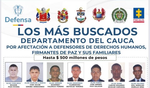 Recompensas por los más buscados