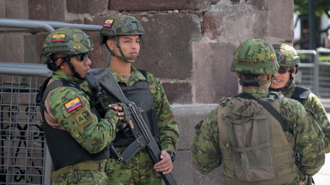 Soldados de Ecuador