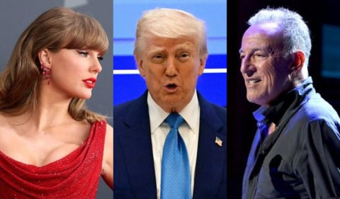 Taylor Swift, Donald Trump y Bruce Springsteen