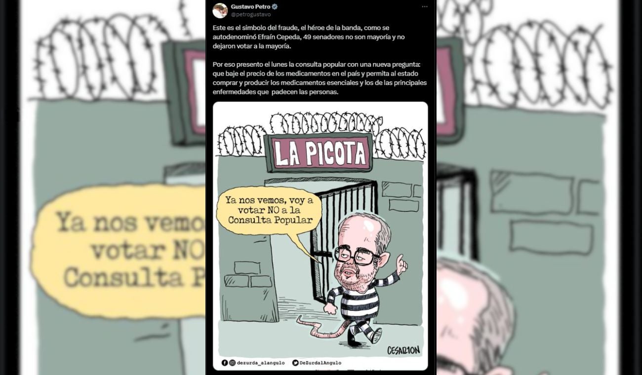 ¿Ciro Ramírez, habilitado para votar sobre consulta popular?