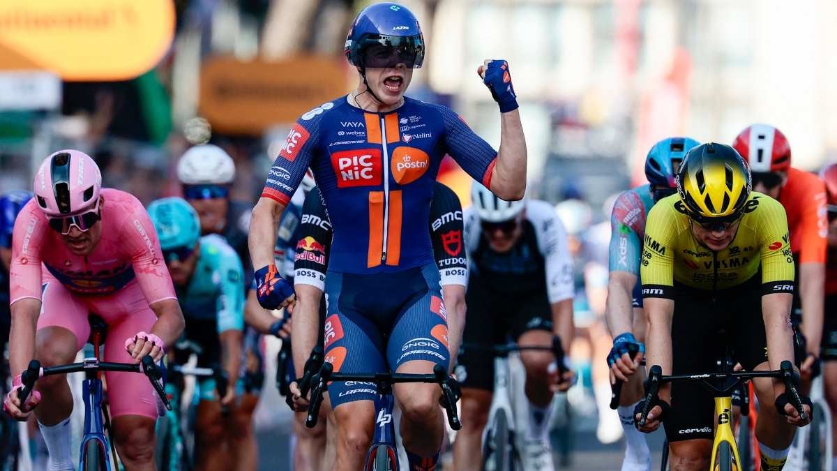 Casper Van Uden en el giro de Italia 2025