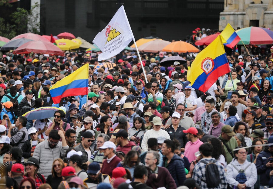 PROTESTAS en Colombia: Pronóstico de LLUVIAS 28 y 29 de mayo