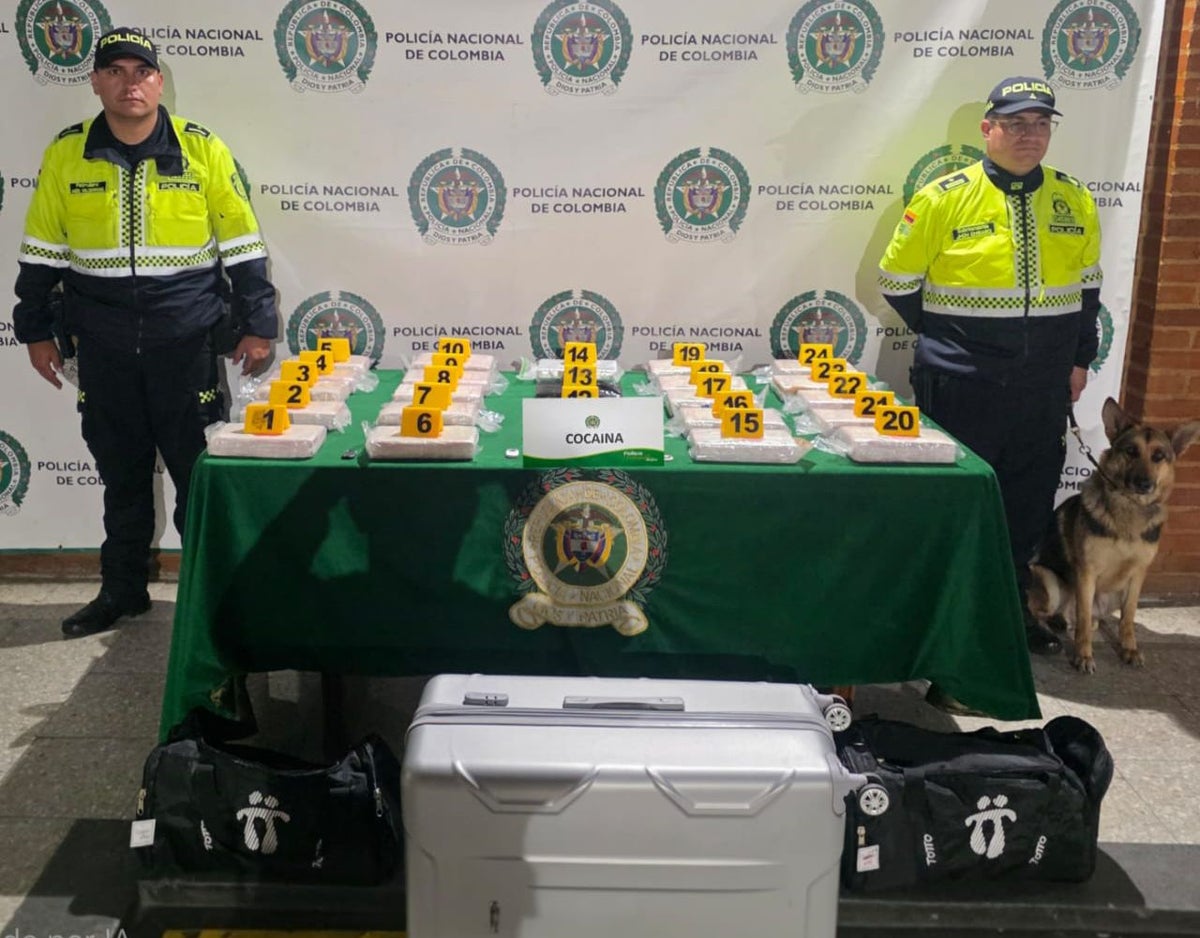 La droga al parecer iba ser enviada a Estados Unidos
