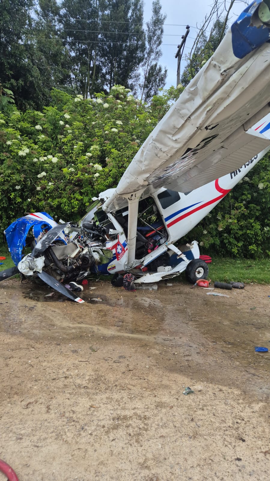 Accidente de avioneta.