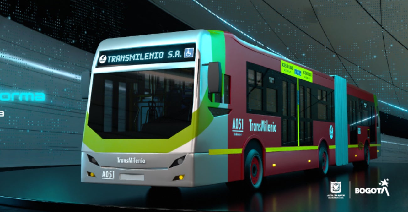 Nuevo bus eléctrico de Transmilenio
