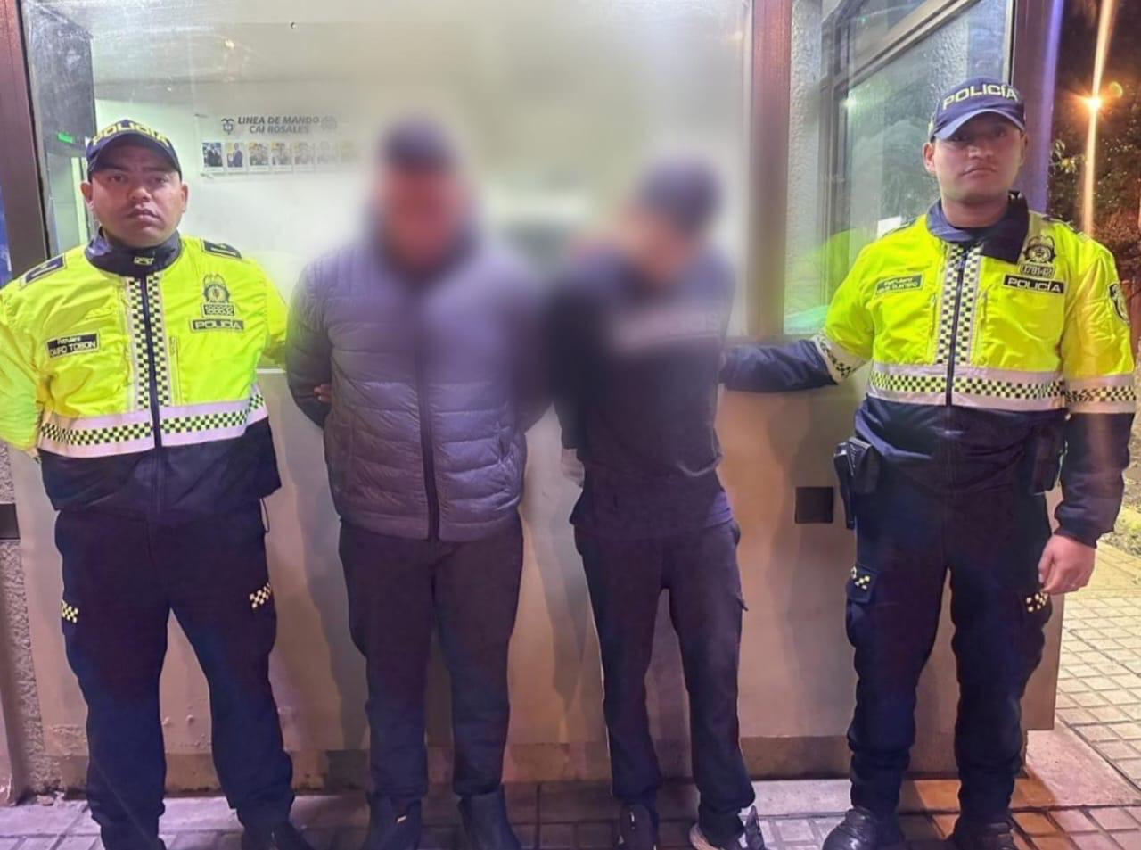 Captura de presuntos delincuentes