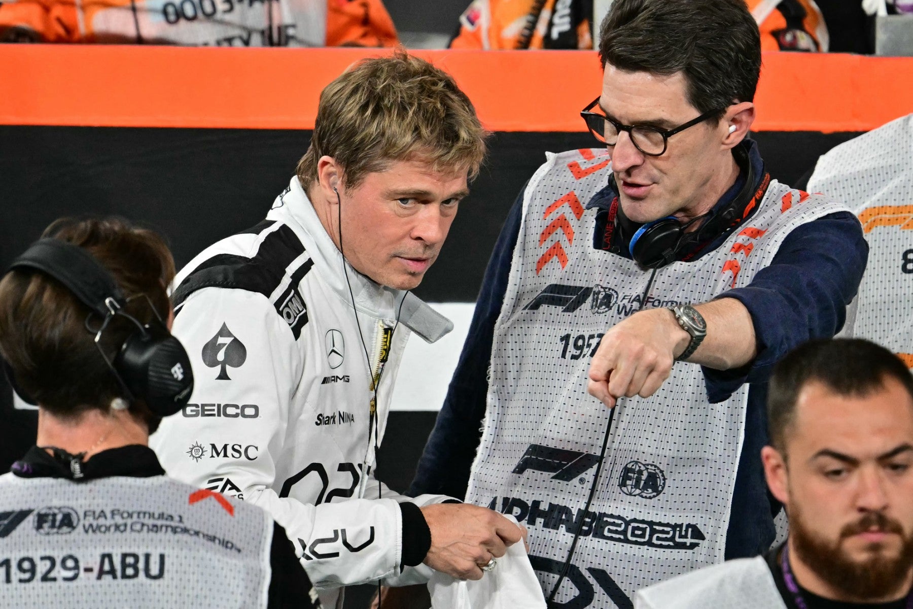Brad Pitt en la película F1