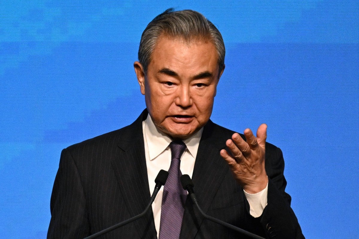 Wang Yi, ministro de Exteriores de China