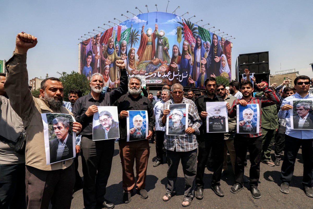 Protestas en Irán tras el ataque de Israel