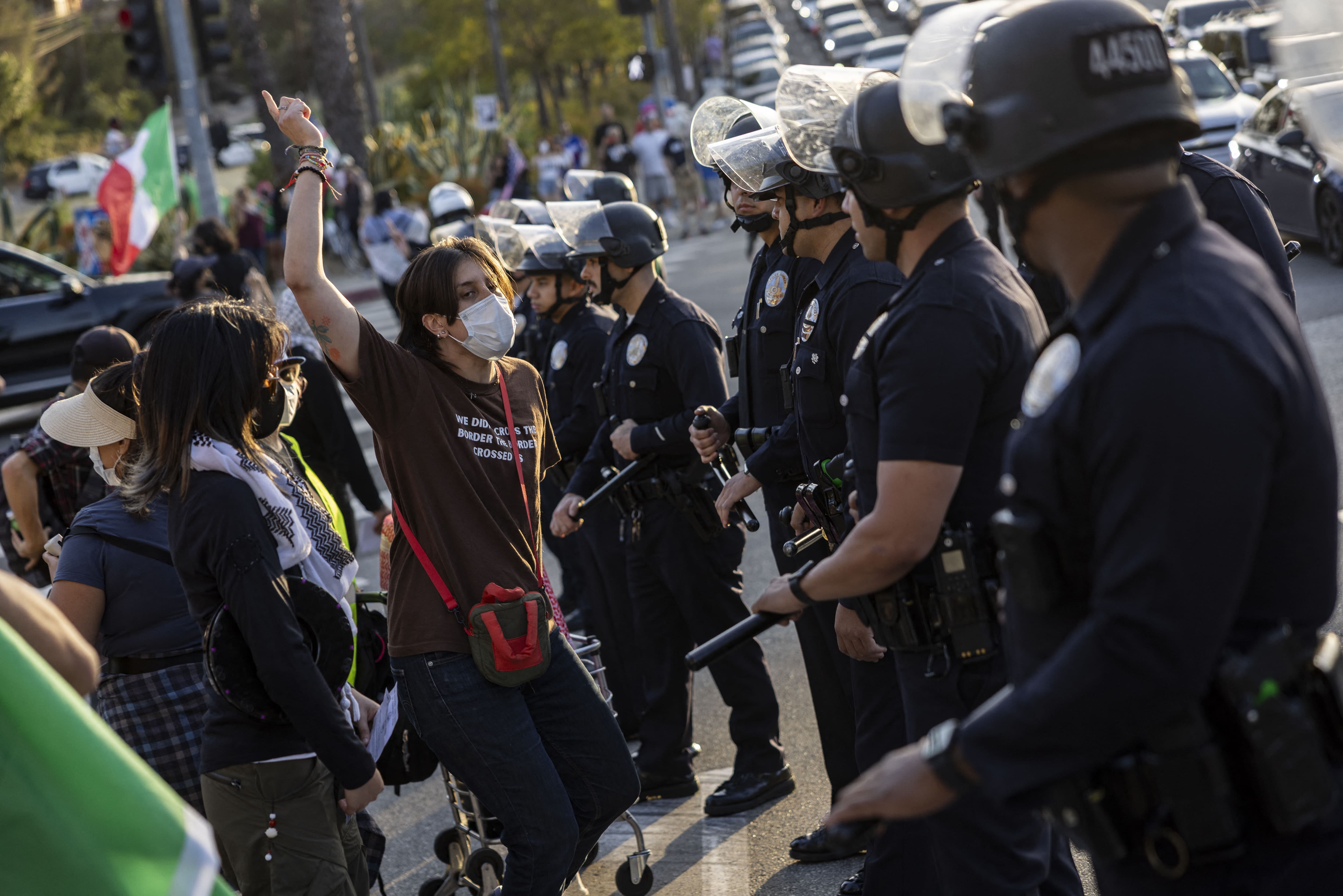 Protesta contra el ICE en Los Ángeles