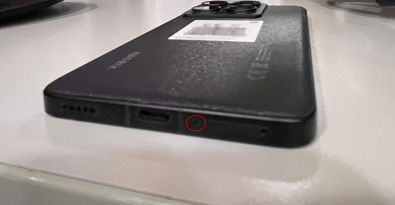 Agujero del celular