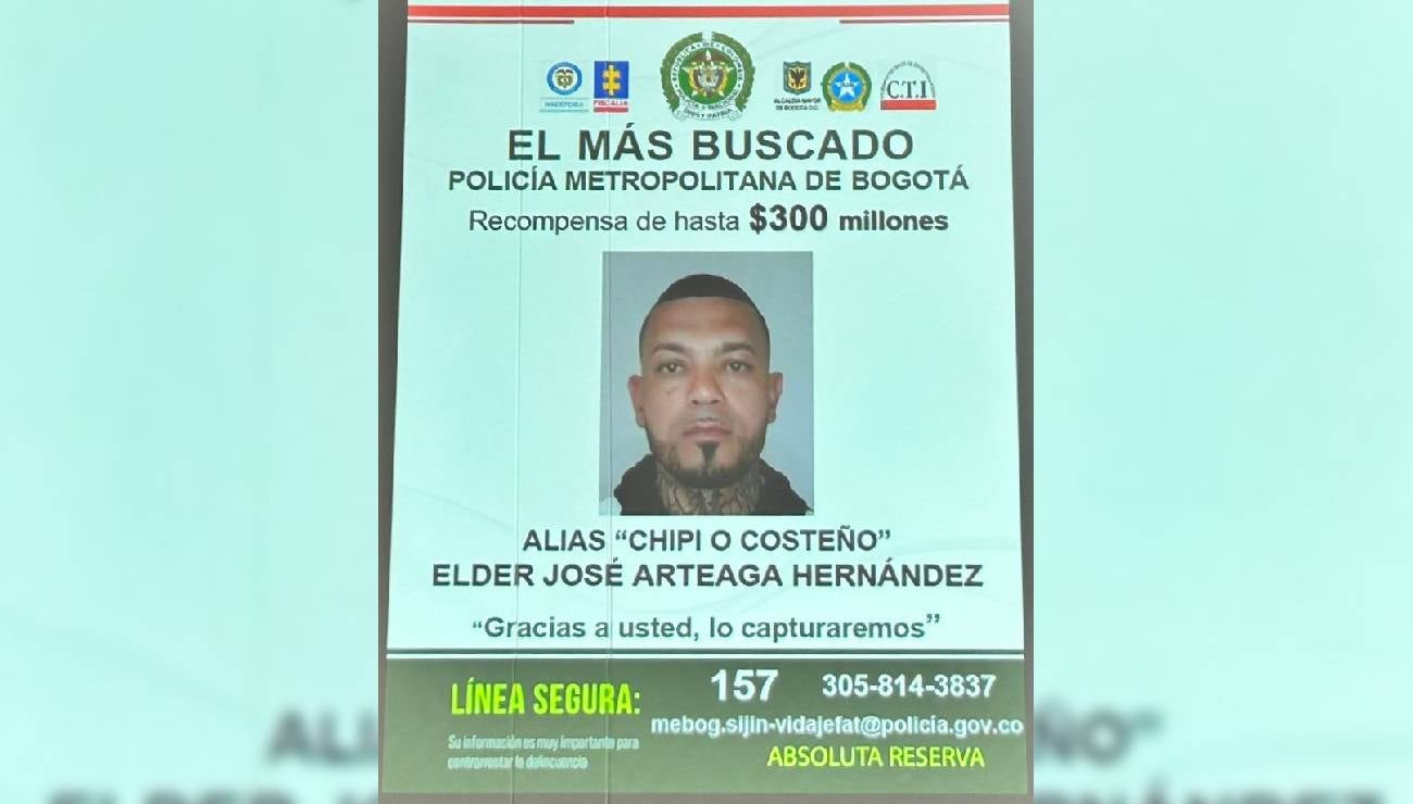Difunden foto de alias Chipi por caso Miguel Uribe