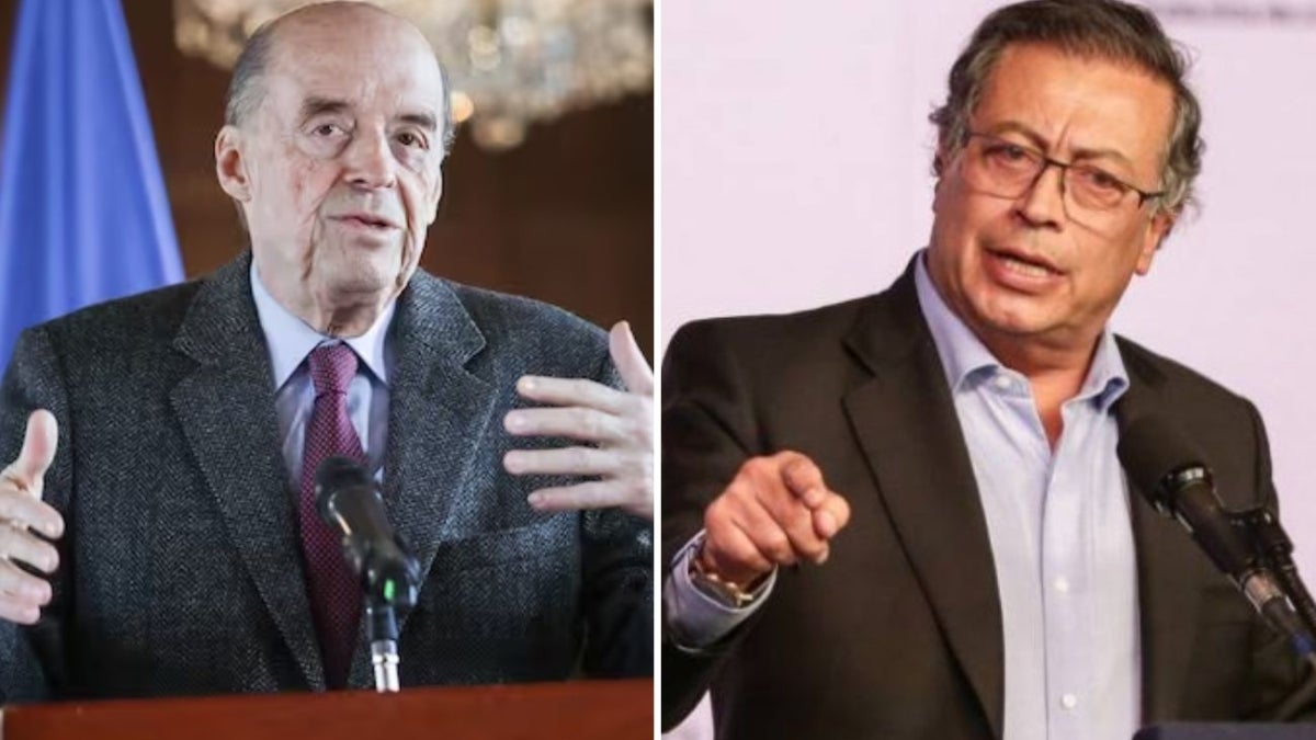 Álvaro Leyva y Gustavo Petro
