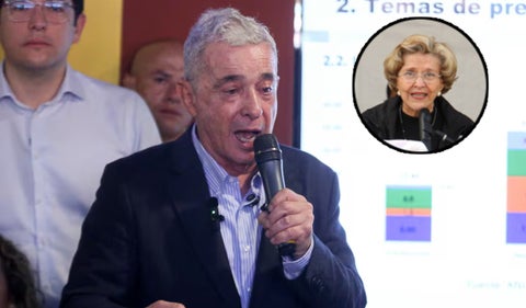 Álvaro Uribe y Nydia Quintero