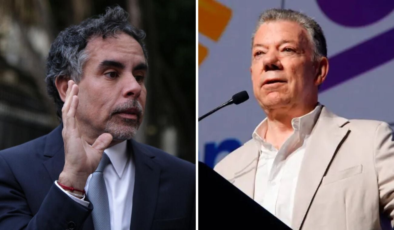 Armando Benedetti y Juan Manuel Santos