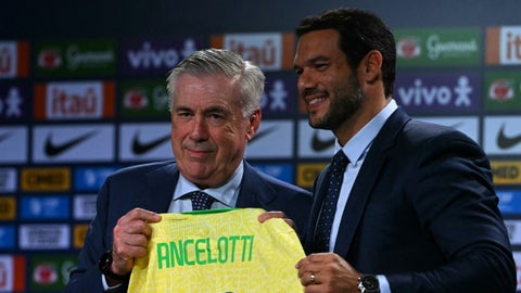 Carlo Ancelotti nuevo director técnico de Brasil