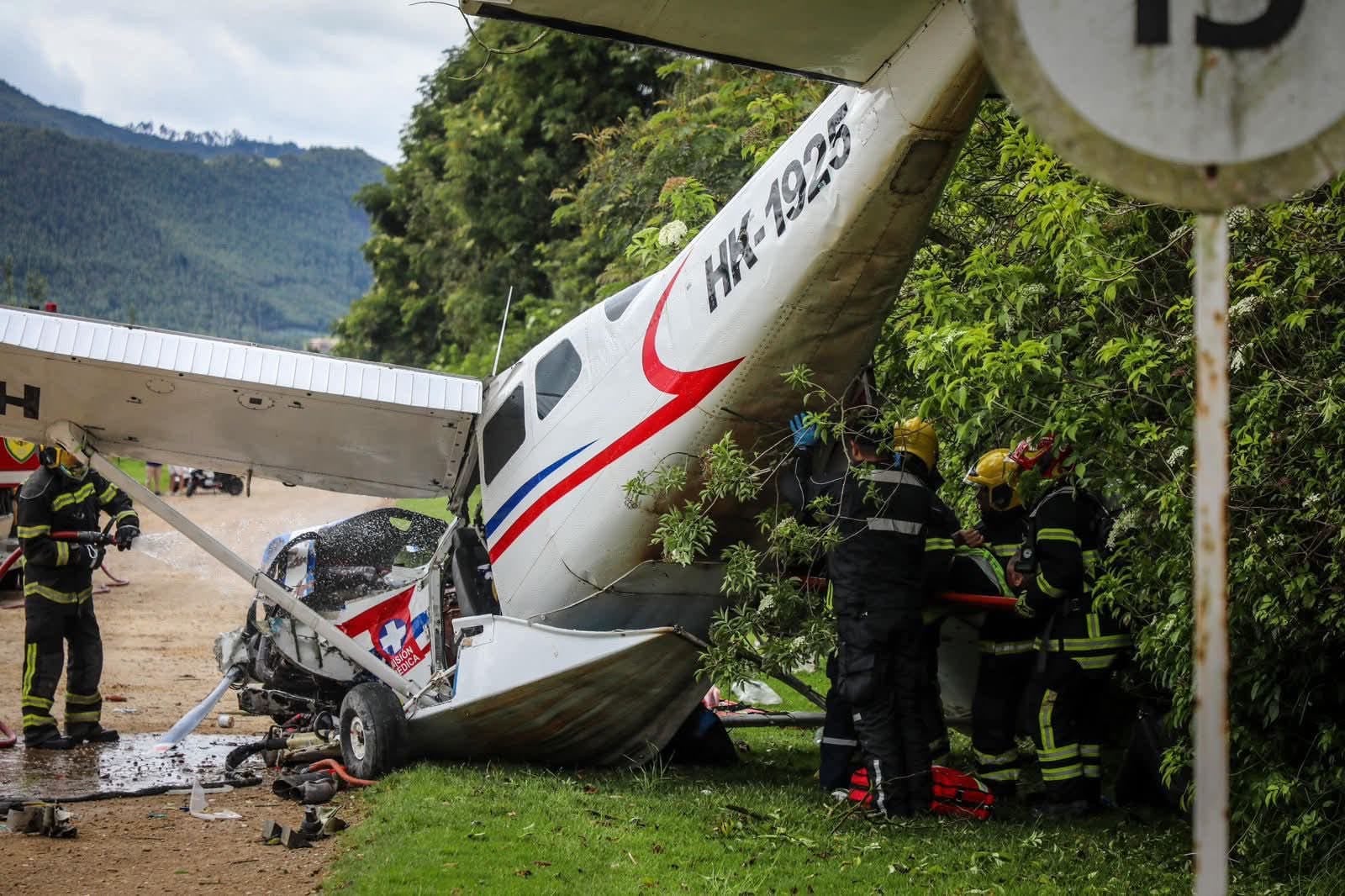 Accidente aéreo en Cundinamarca
