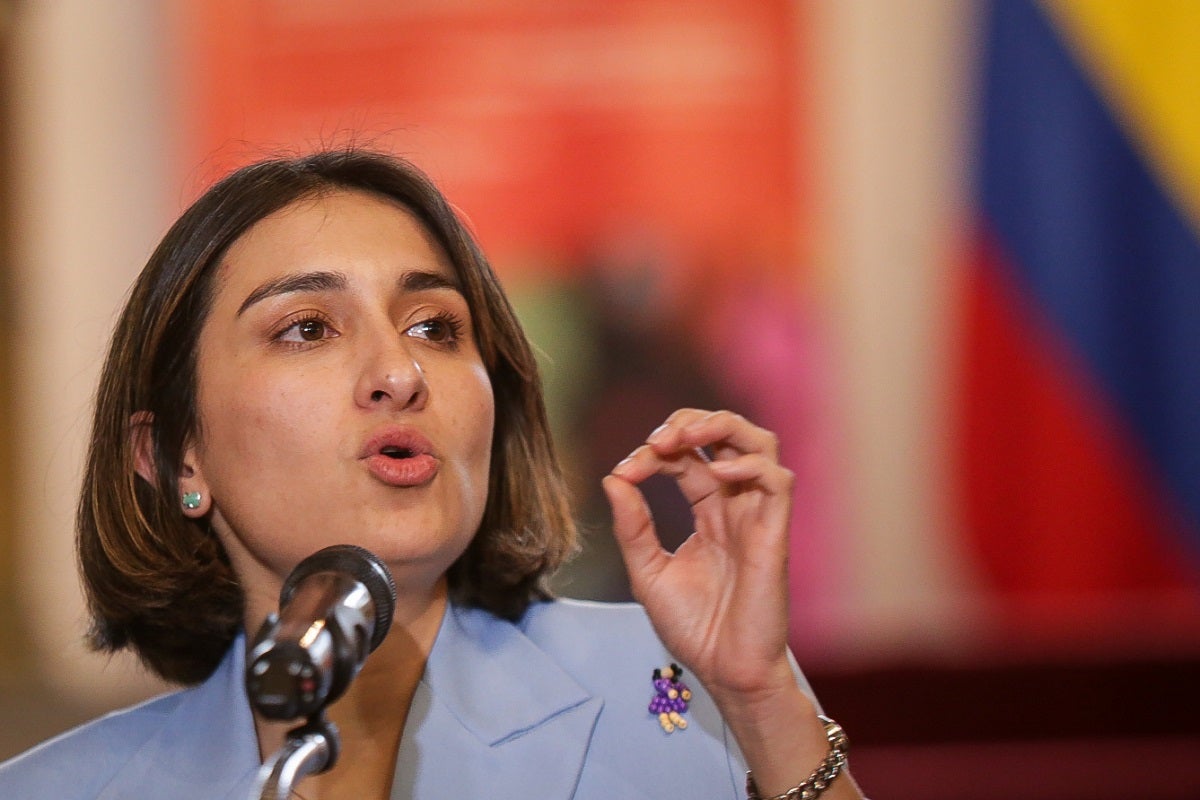 Canciller Laura Sarabia | Bogotá | Abril de 2025