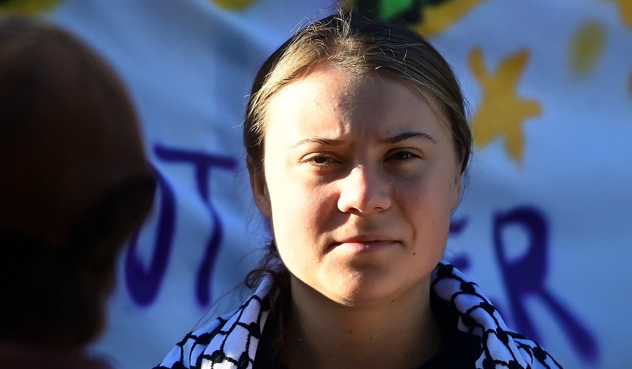 Greta Thunberg, deportada desde Israel