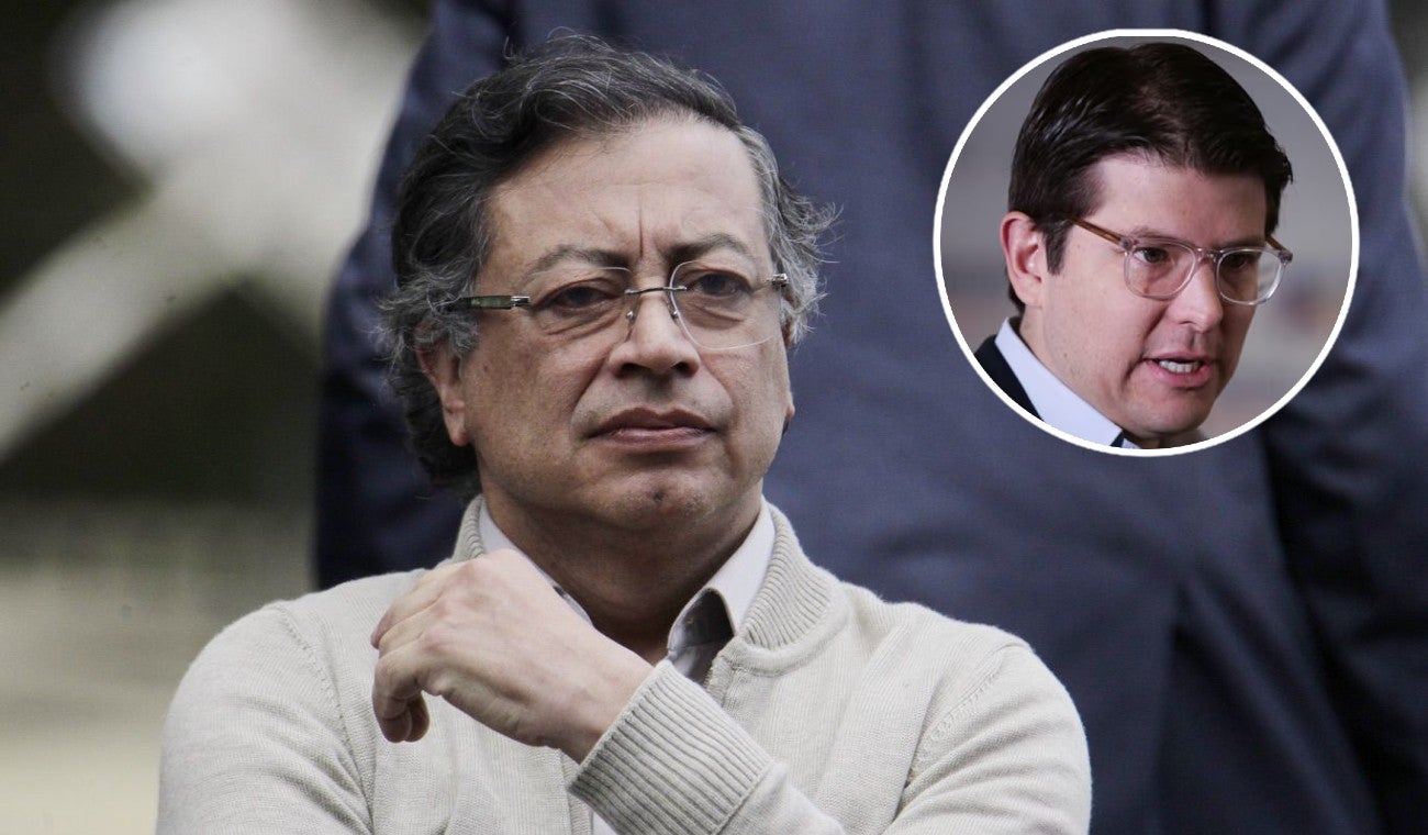 Gustavo Petro y Miguel Uribe