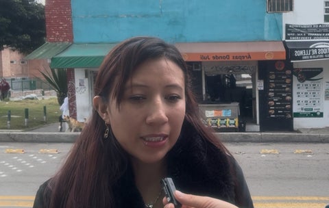 Lizeth Monroy, madre de joven