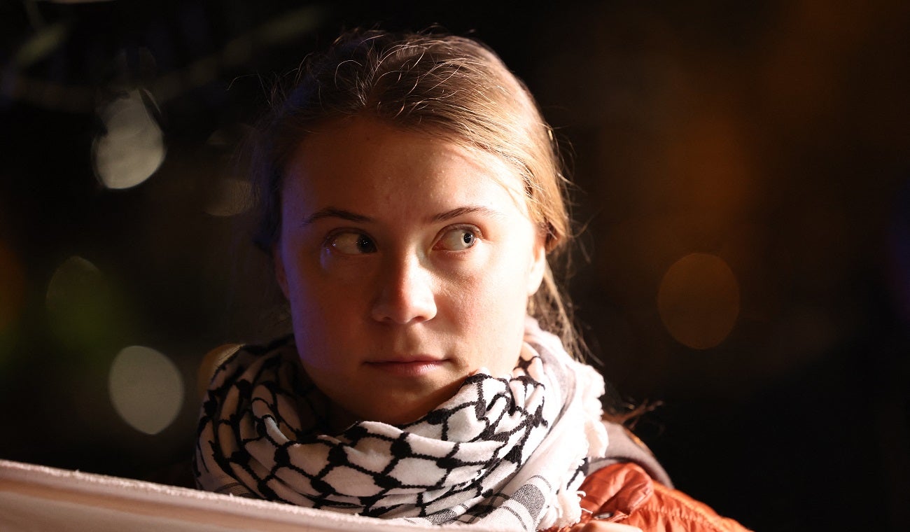Israel bloqueará ayuda de Greta Thunberg para Gaza