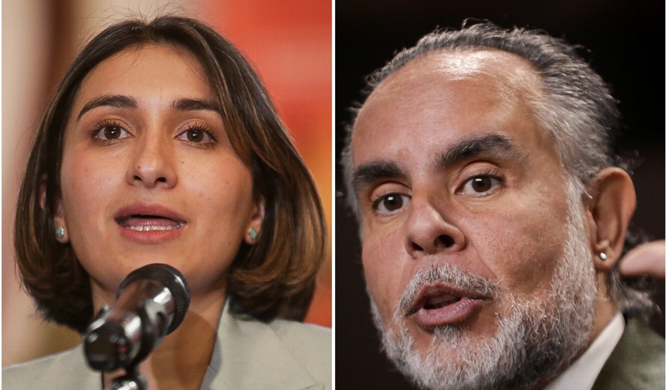 Laura Sarabia y Armando Benedetti