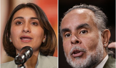 Laura Sarabia y Armando Benedetti