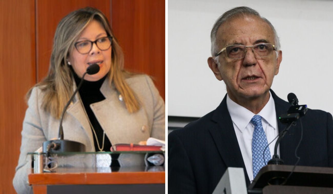 Fiscal Luz Adriana Camargo y el exministro Iván Velásquez
