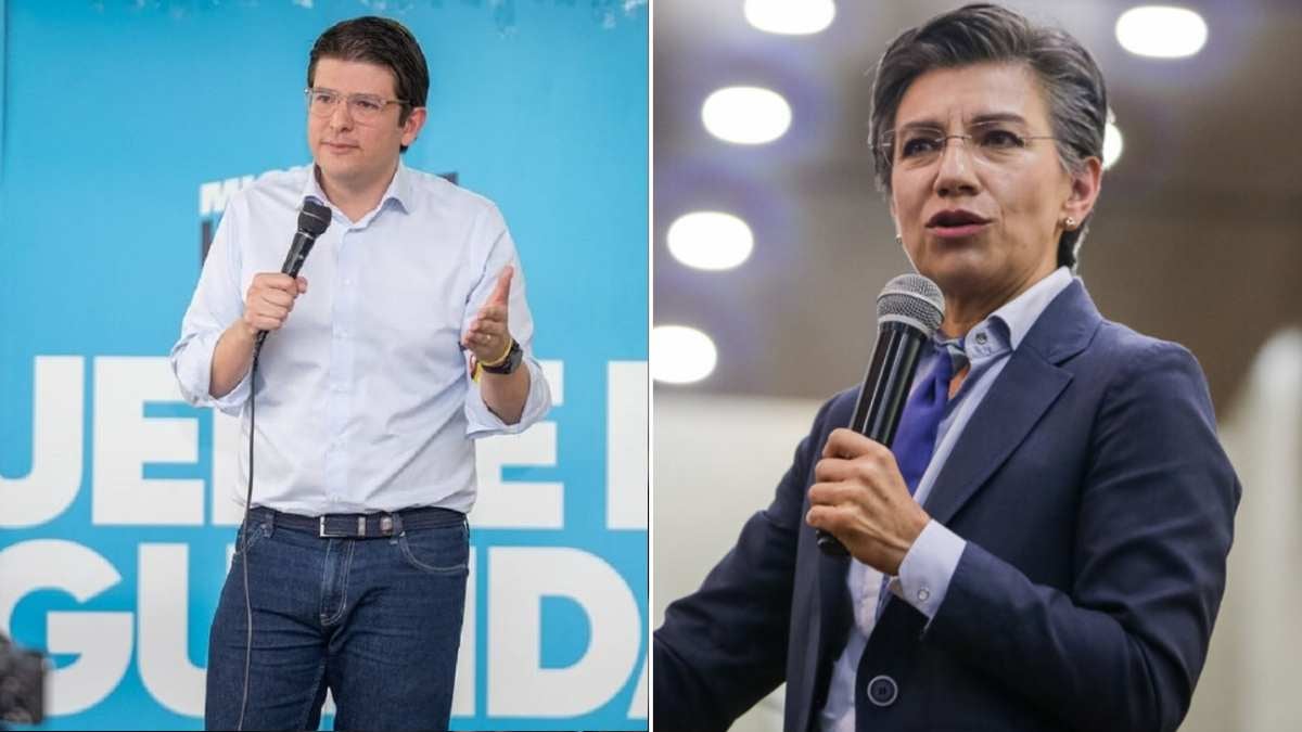 Miguel Uribe y Claudia López