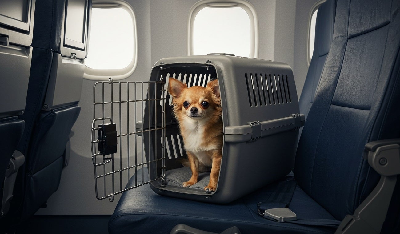 Peso máximo de una mascota en un avión