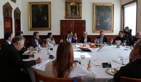 Reunión líderes del Estado