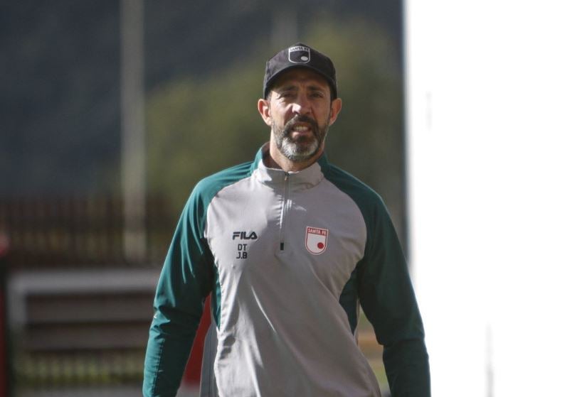 Santa Fe se prepara para la primera final del fútbol colombiano 