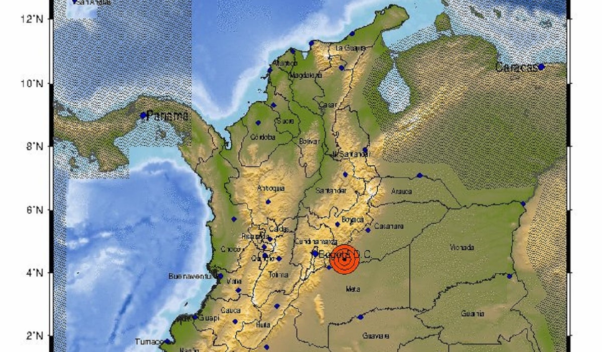 Temblor del 8 de junio 2025 en Colombia