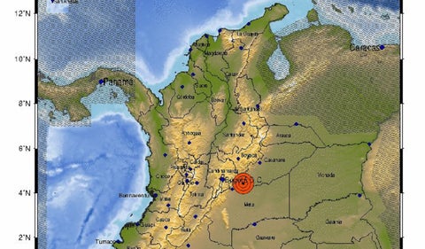 Temblor del 8 de junio 2025 en Colombia