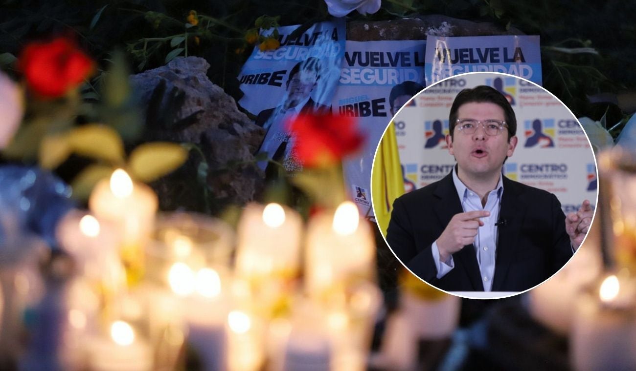 Velatón en Modelia por la salud de Miguel Uribe