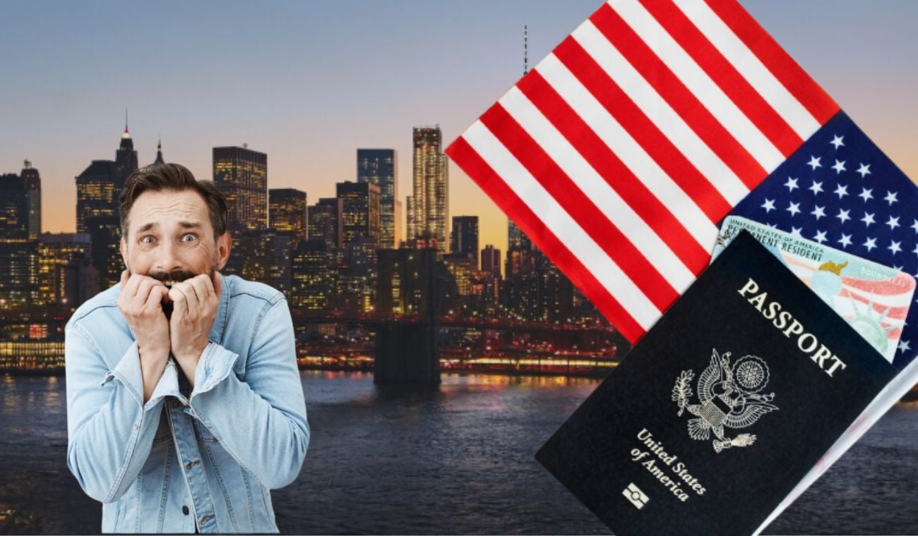 Error con la visa americana con la que lo puede hasta deportar