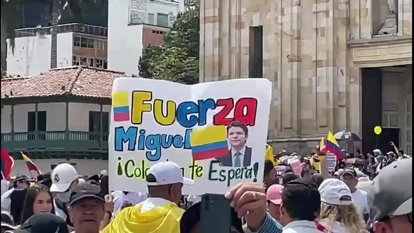 Marcha del Silencio en La Plaza de Bolívar