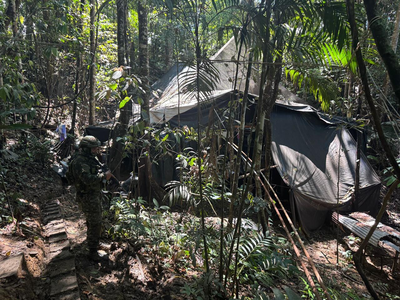 Laboratorio de coca en Putumayo