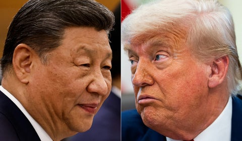 Xi Jinping y Donald Trump, presidentes de China y Estados Unidos