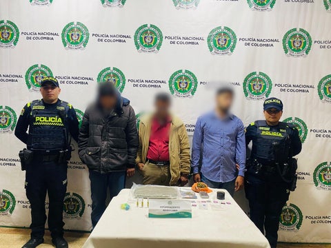 Personas capturas en Bogotá