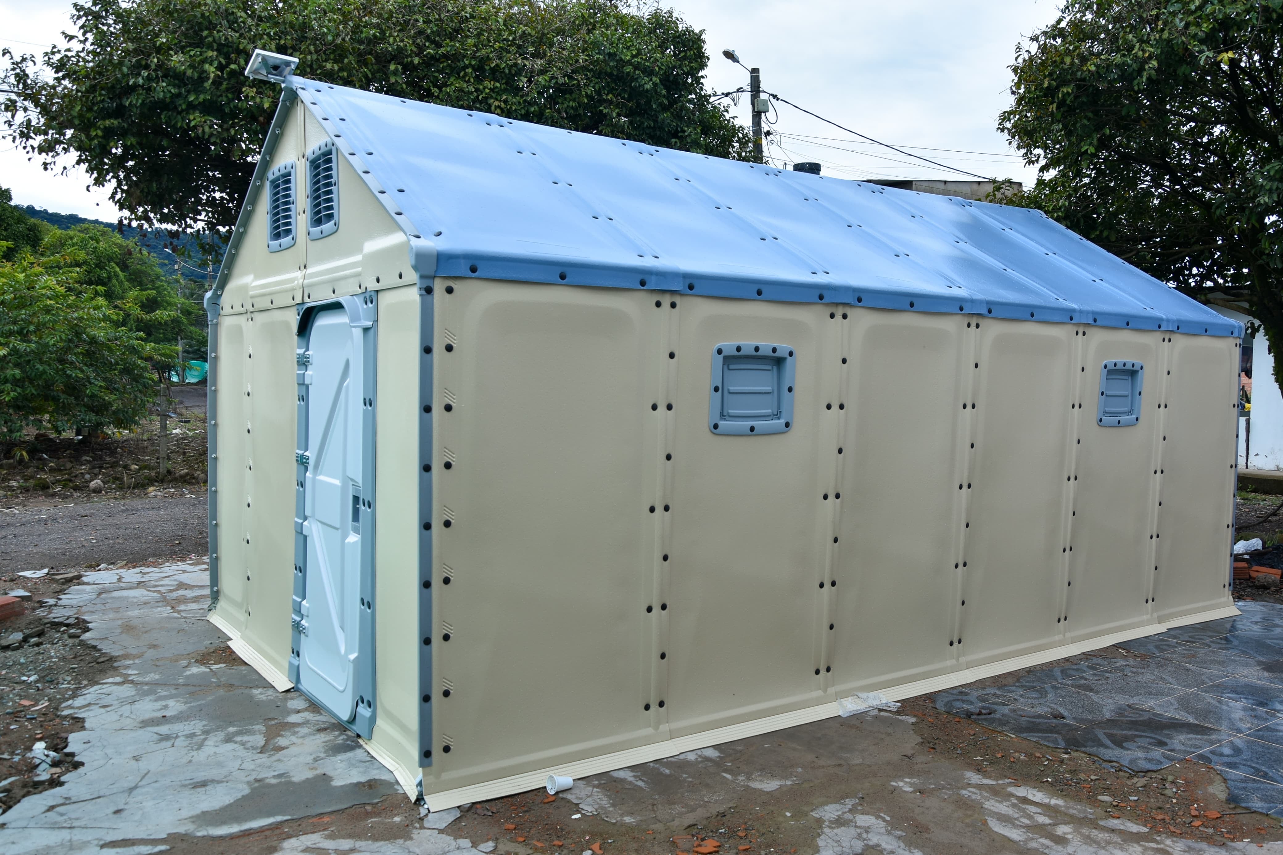 Viviendas temporales, ACNUR, UNGRD, Paratebueno, sismo