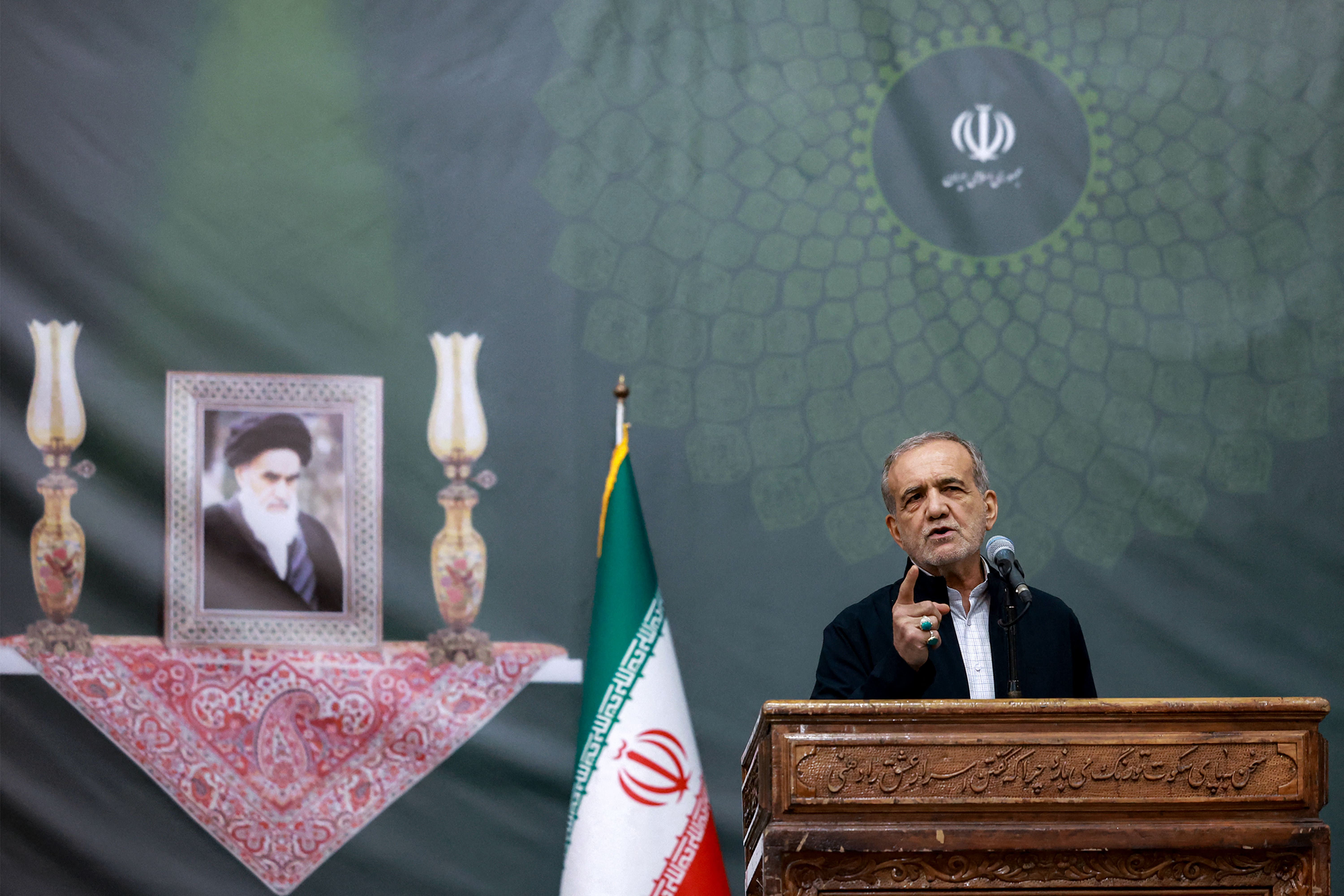 Presidente de Irán Masoud Pezeshkian