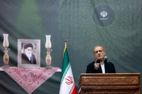 Presidente de Irán Masoud Pezeshkian