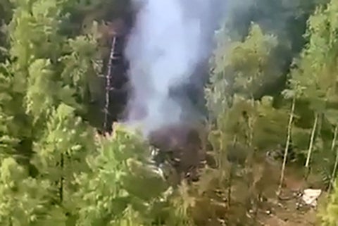 Accidente aéreo en Rusia