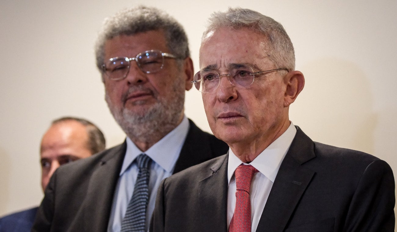 Álvaro Uribe y Jaime Granados
