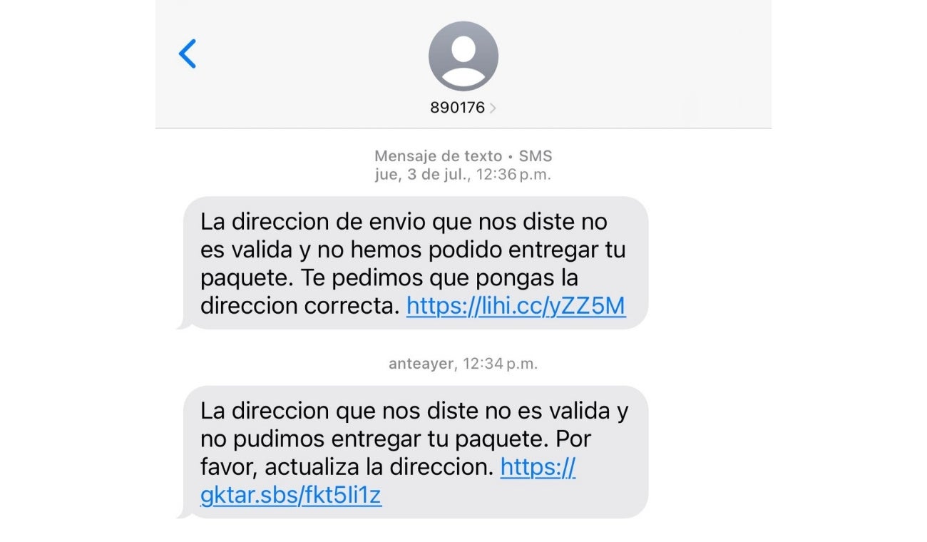 Nueva ESTAFA por SMS que roba datos y puede EXTORSIONAR