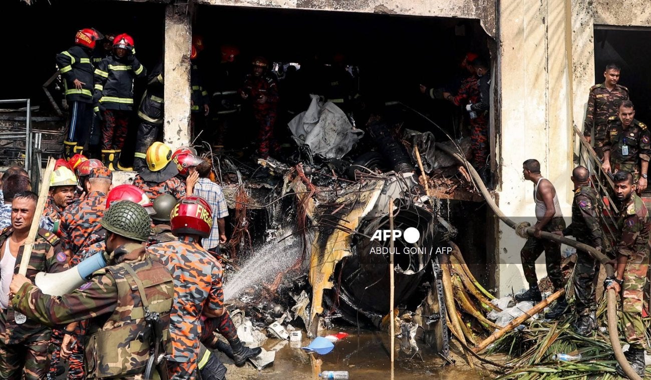 Accidente aéreo en Bangladés