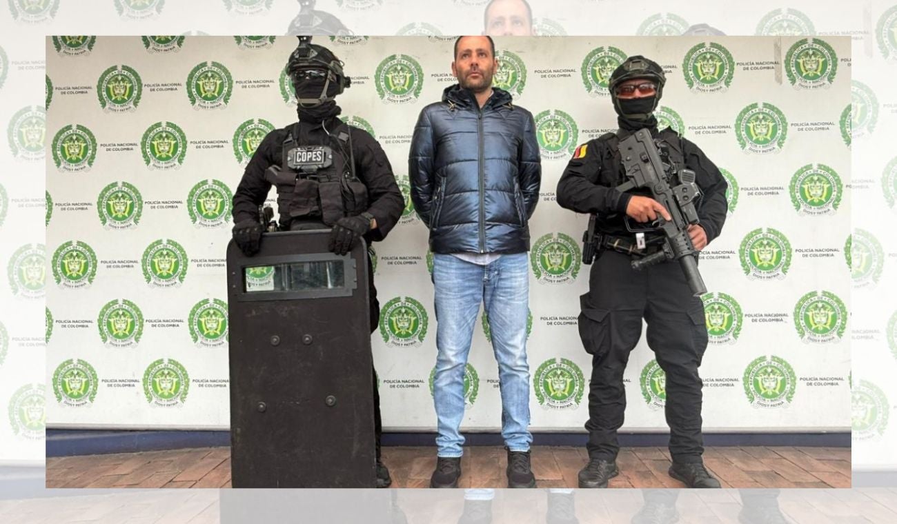 El detenido estaba en Colombia desde el 2023