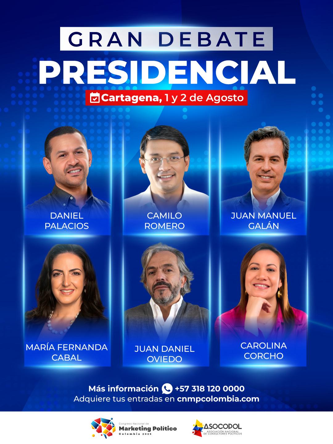 Congreso Nacional de Marketing Político 2025 será 1 y 2 de agosto en Cartagena